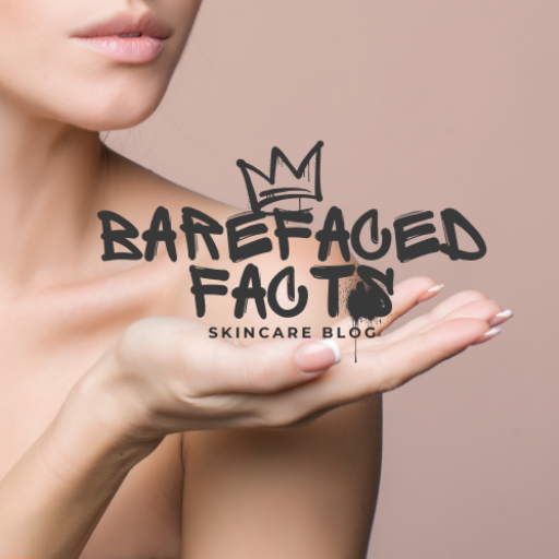 image of a female holding the barefaced facts logo